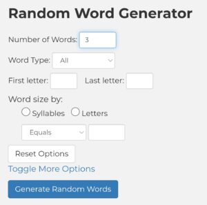 Random Word Generator | Infinite Craft