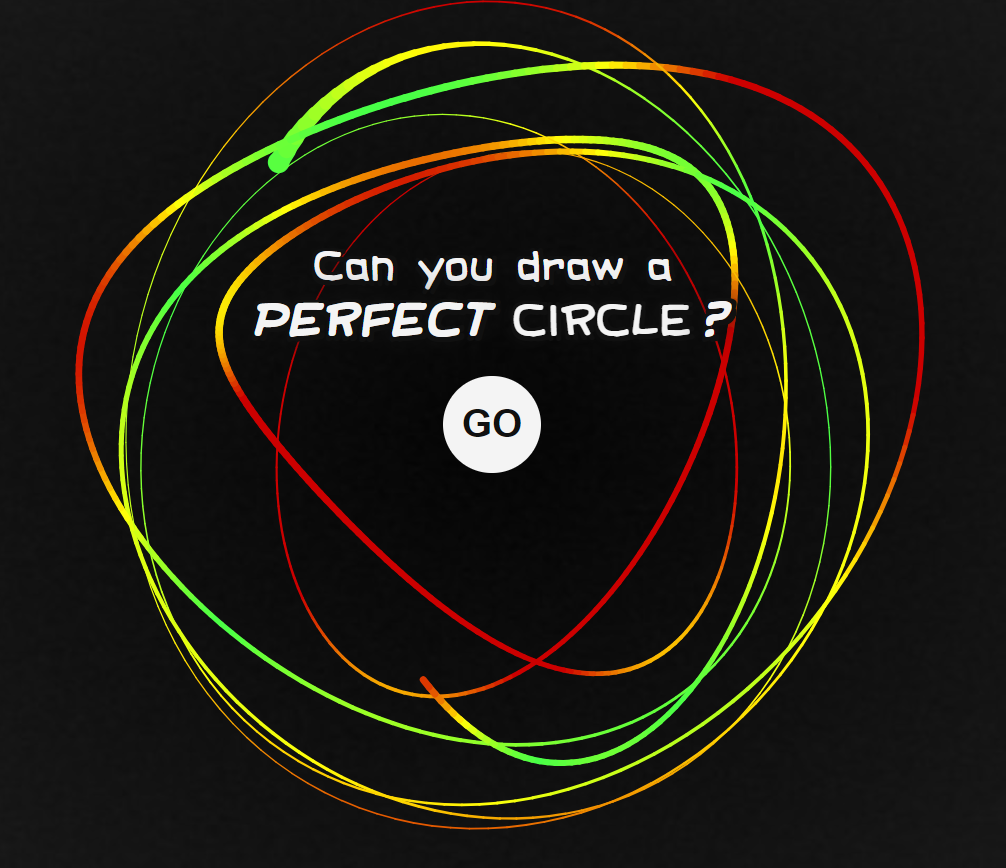 Can you draw a perfect circle? Neal Fun
